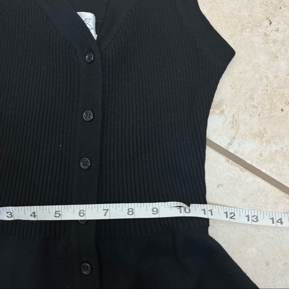 Vintage Roncelli black knit button down Maxi dress - Picture 9 of 10